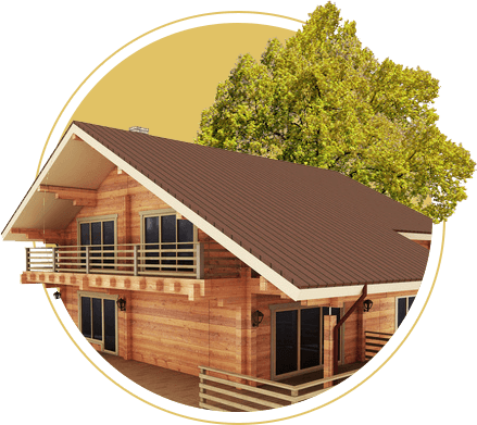 Casă modernă din panouri SIP